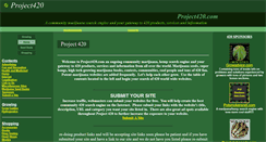 Desktop Screenshot of project420.com